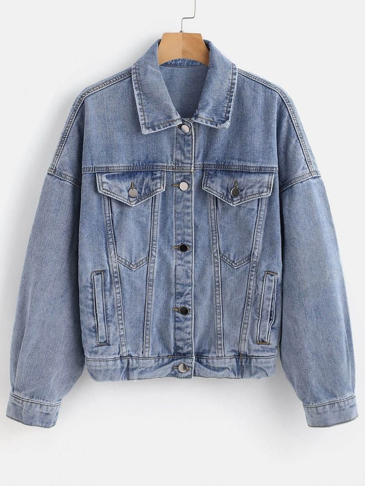 Sky blue denim jacket