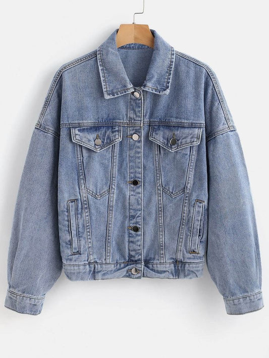 Sky blue denim jacket