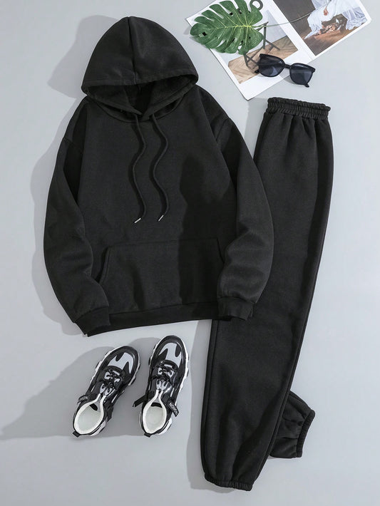 Tracksuit Hoodie Trouser black