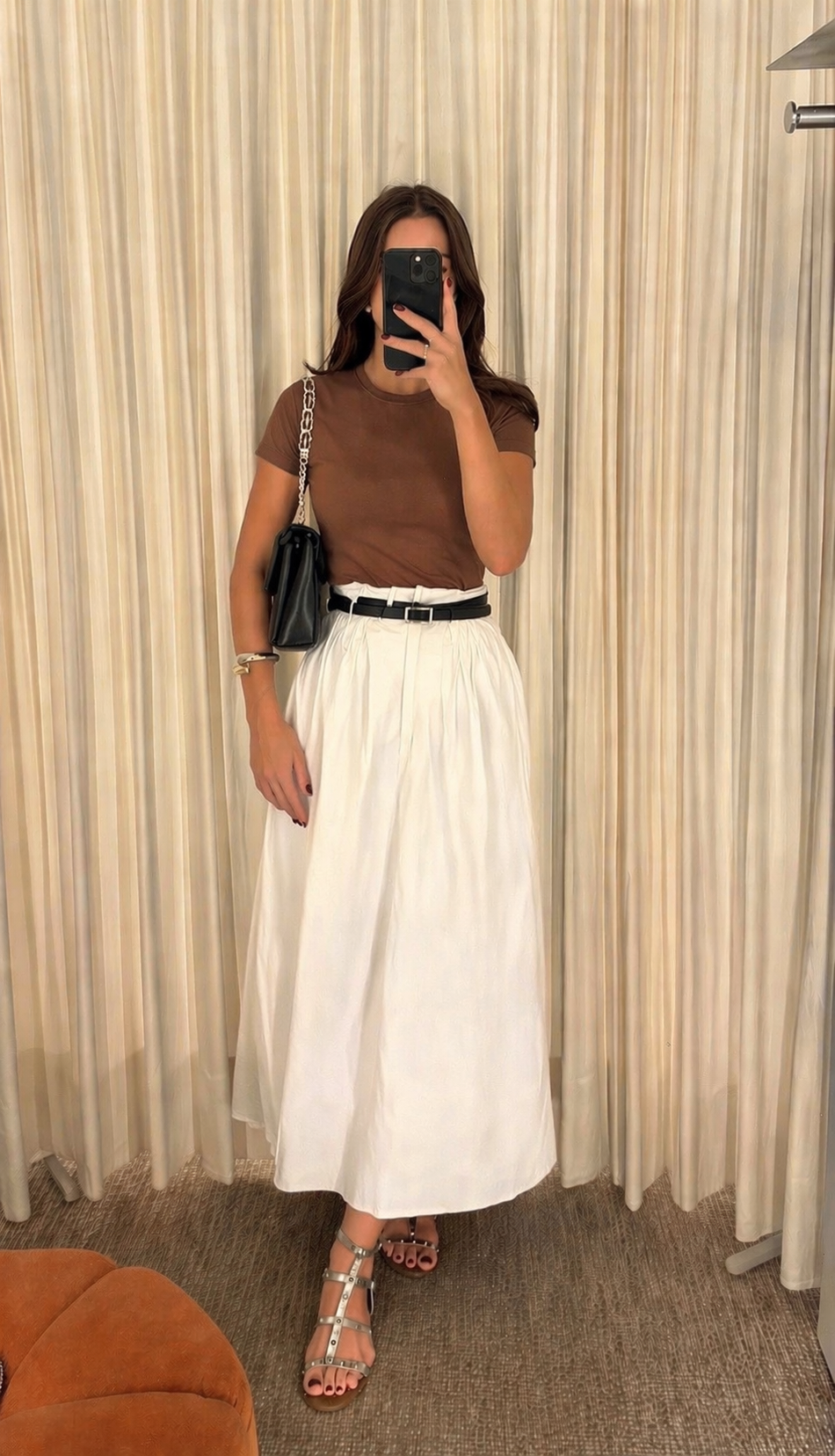 Pack of 2 White  Skirt With Tshirt Top