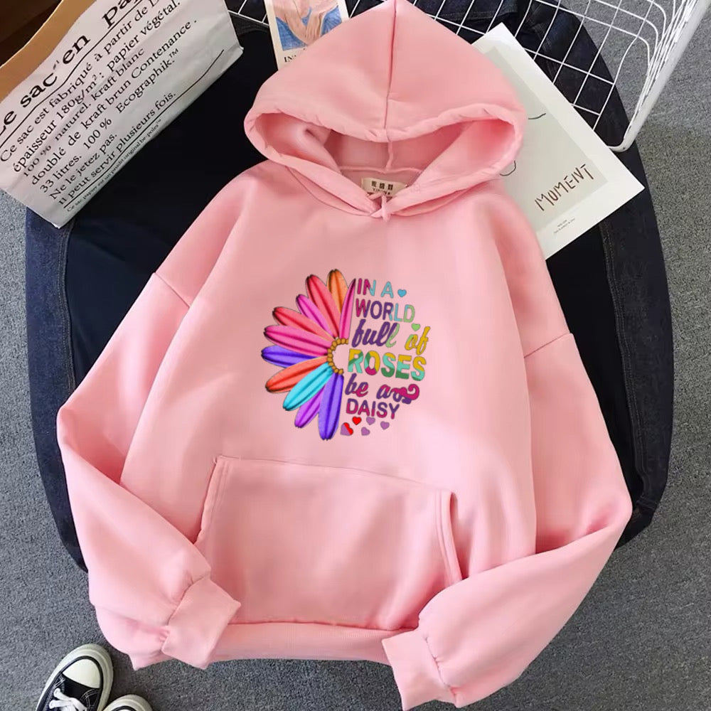 Hoodie Daisy Flower