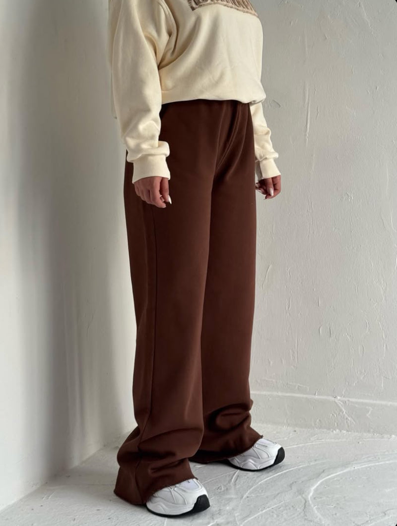 Brown Flapper Trouser