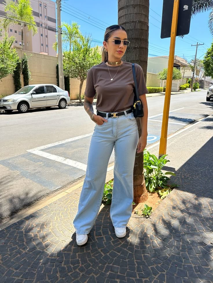 Sky wide leg jeans