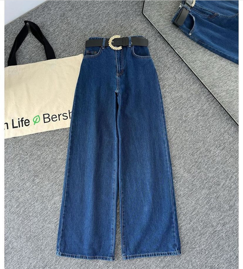 Baggy Mid blue wide leg jeans