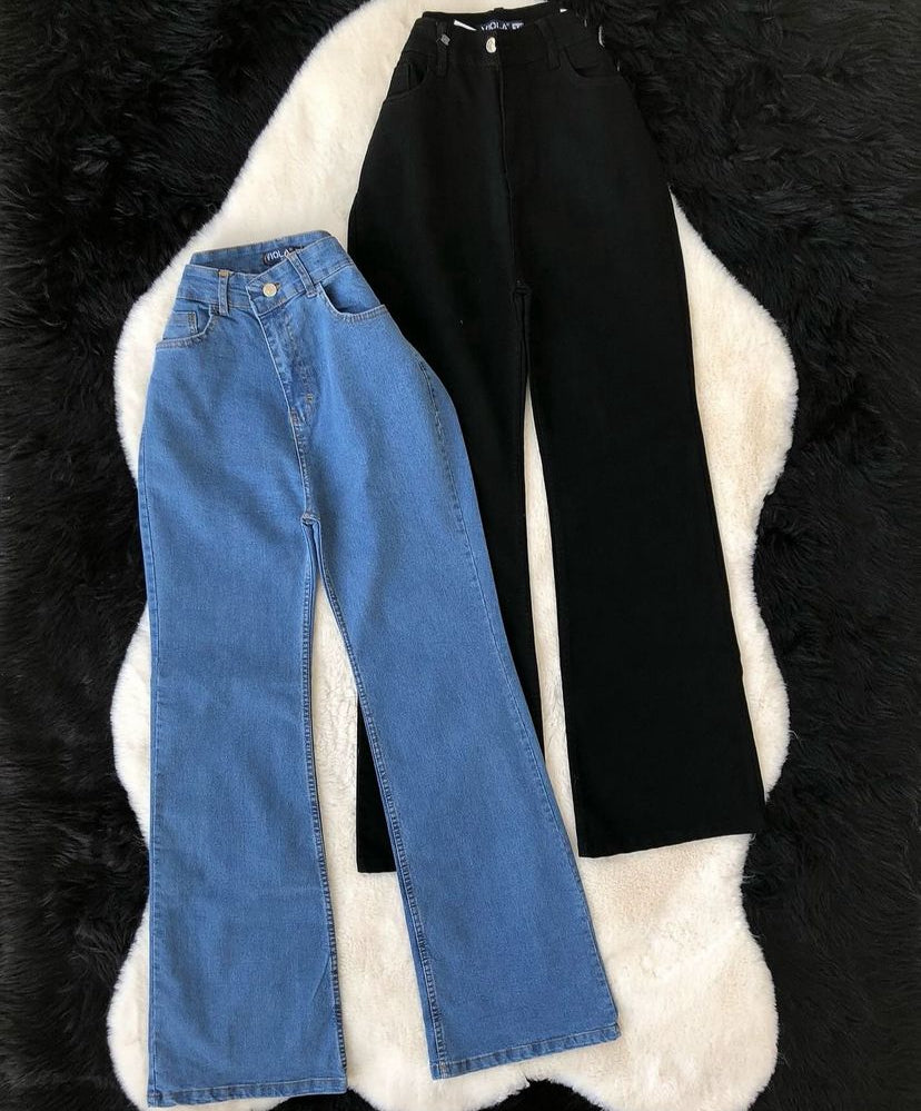 Pack of 2 Wide leg jeans