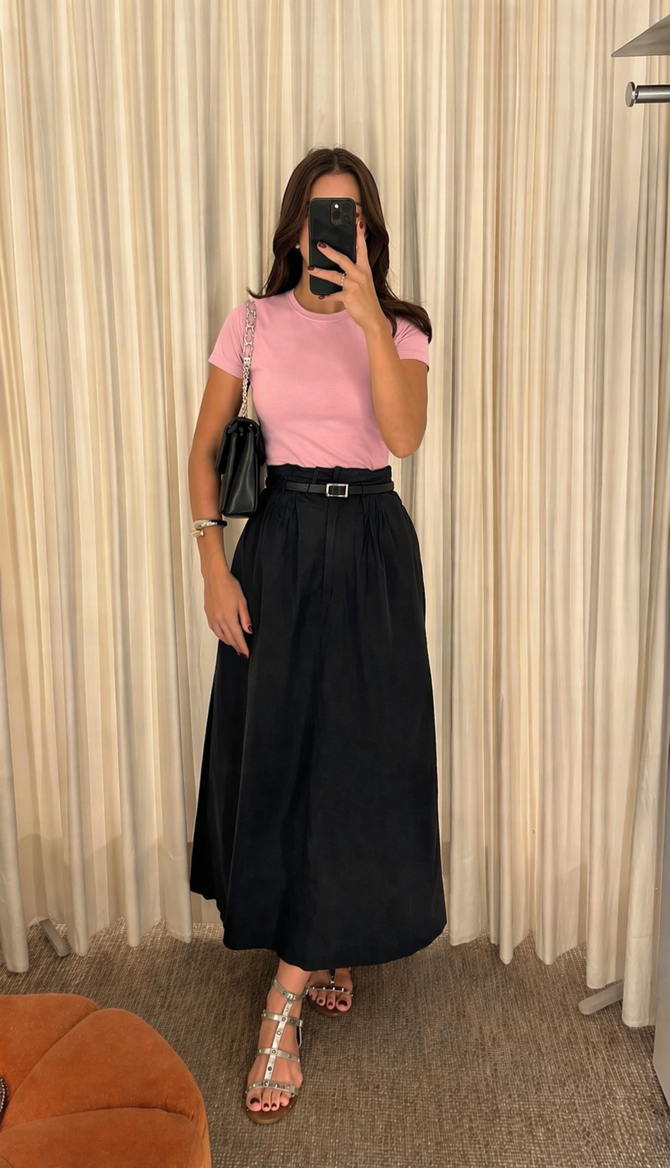 Pack of 2 Black  Skirt With Tshirt Top