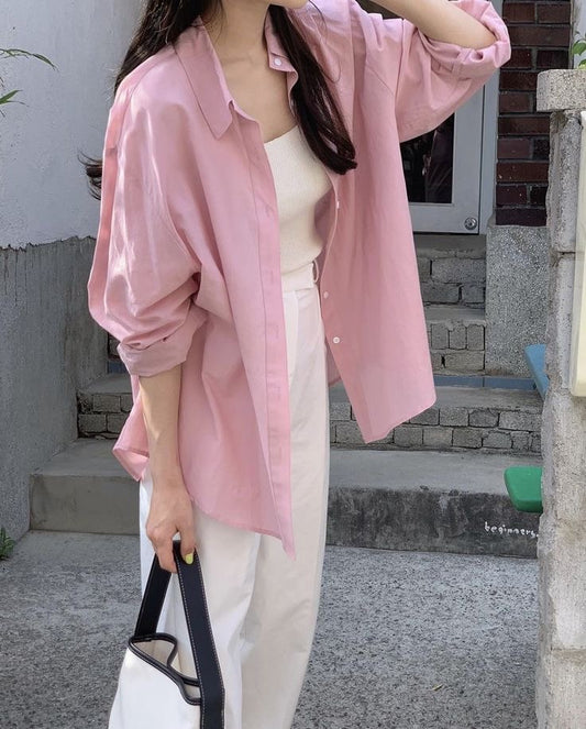 Baby pink Button Down shirt
