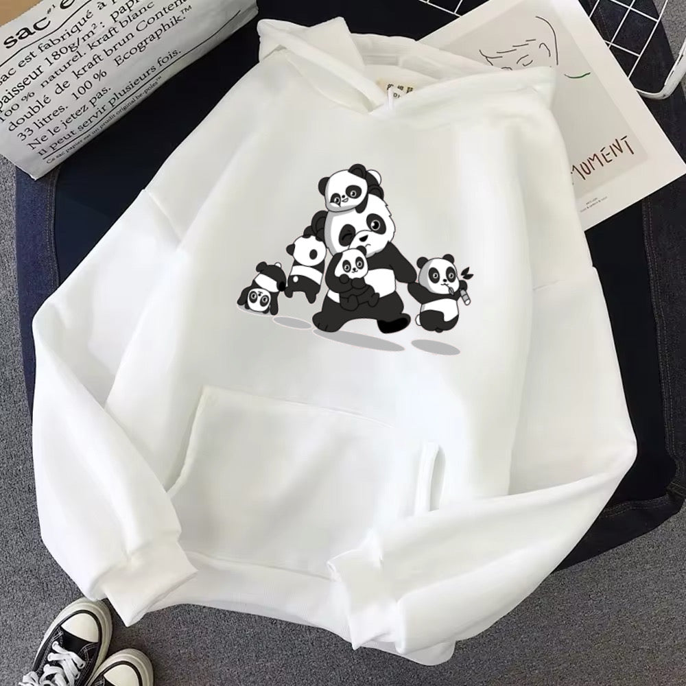 Hoodie panda family