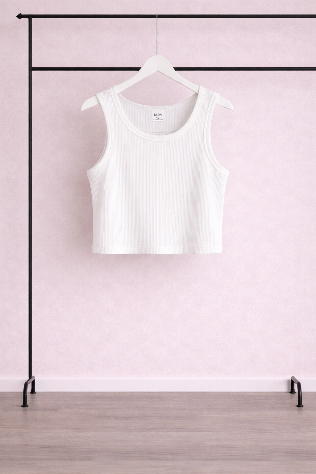 Pack of 3 Olive Button down + Tanktop  With White Skirt