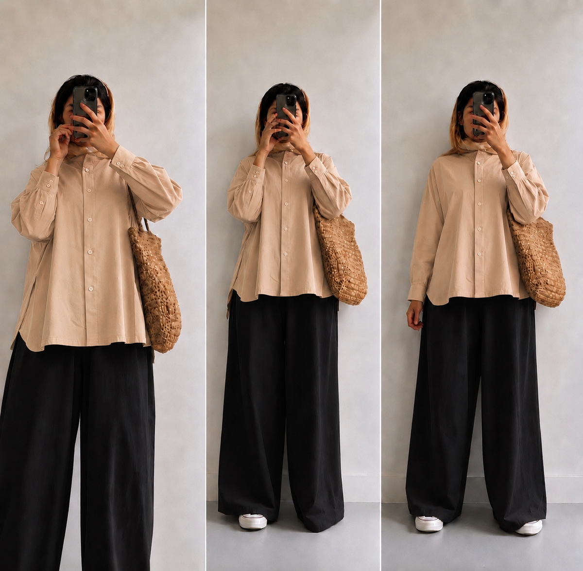 Skin button down with  Black Flapper Cordset