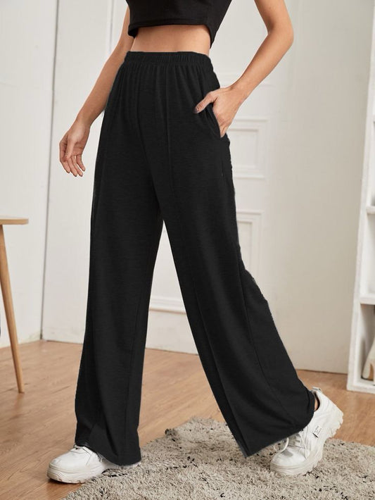 Black Flapper Trouser